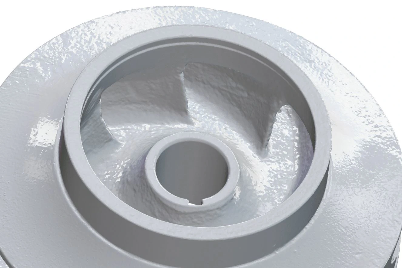 3d Scan of Water Impeller Turbine