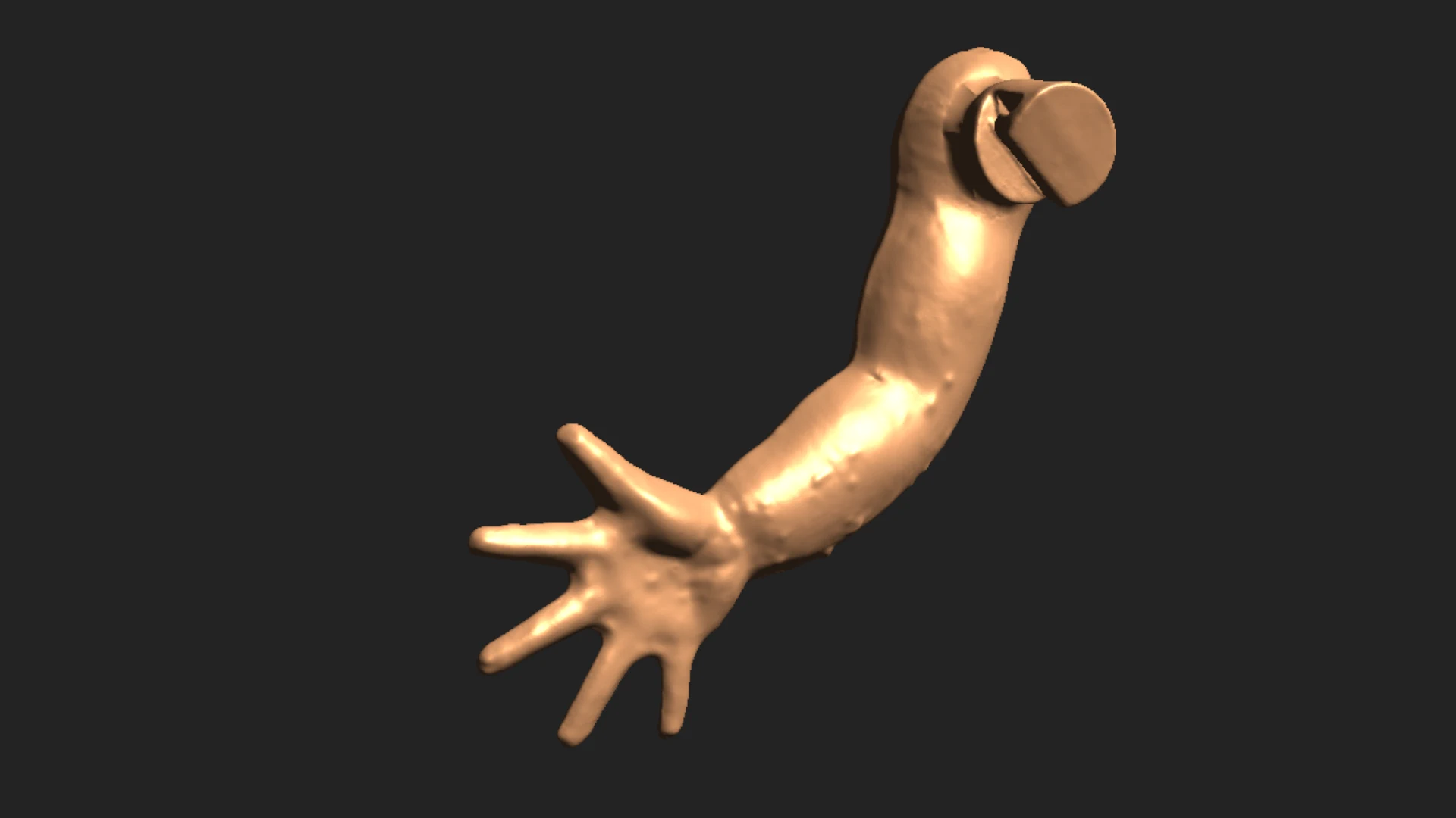 Doll Hand 3d Scan mesh