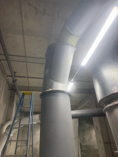 Industrial Grain Mill Pipework